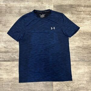 Under Armour The Vanish Tee Mens M Medium Short Sleeve T-Shirt Lightweight Blue
